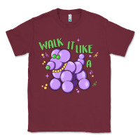 Burgundy walk it like a Classic Tee - MaliasSmallBusiness