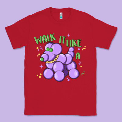 Walk It Like A Classic Tee Designed By Maliassmallbusiness