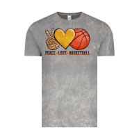 Cloud Rock peace love basketball Vintage Tee - AdoDesignShop