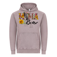 Vintage Zinc pink mama bear with cute bear Vintage Hoodie - Artiststas