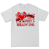 Dove Grey daddy is valentine Premium Tee - RacoonDesign