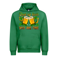 Emerald St. Patrick’s Day shut up liver you are fine Urban Hoodie - OliviaCreatesArt