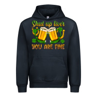 Navy St. Patrick’s Day shut up liver you are fine Urban Hoodie - OliviaCreatesArt