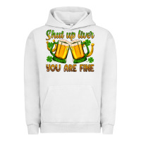 Pigment Lunar Rock St. Patrick’s Day shut up liver you are fine Urban Hoodie - OliviaCreatesArt