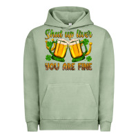 Pigment Oil Green St. Patrick’s Day shut up liver you are fine Urban Hoodie - OliviaCreatesArt