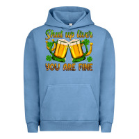 Pigment Pebble Blue St. Patrick’s Day shut up liver you are fine Urban Hoodie - OliviaCreatesArt
