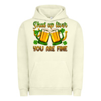 Pigment Pistachio St. Patrick’s Day shut up liver you are fine Urban Hoodie - OliviaCreatesArt