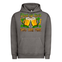 Pigment Tornado St. Patrick’s Day shut up liver you are fine Urban Hoodie - OliviaCreatesArt