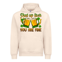 Sandshell St. Patrick’s Day shut up liver you are fine Urban Hoodie - OliviaCreatesArt