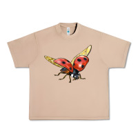 Burro Ladybug Flying Urban Heavy Tee - LillyAllenDesigns