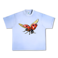Grape Ice Ladybug Flying Urban Heavy Tee - LillyAllenDesigns