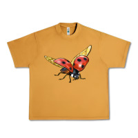 Peanut Butter Ladybug Flying Urban Heavy Tee - LillyAllenDesigns