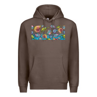 Coffee sea shells Premium Hoodie - TumblerDesignByShophia