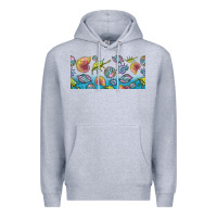 Heather Grey sea shells Premium Hoodie - TumblerDesignByShophia