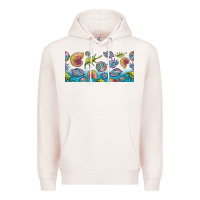 Pale Pink sea shells Premium Hoodie - TumblerDesignByShophia