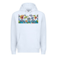 White sea shells Premium Hoodie - TumblerDesignByShophia
