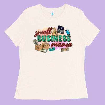 Small Business Mama Ladies Tee Designed By Zillion Design Studio