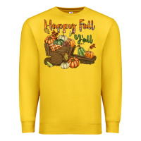 Lemon Happy Fall Y'all Premium Sweatshirt - texasbilliewilder