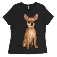 Black chihuahua Ladies Tee - JahusDesignShop