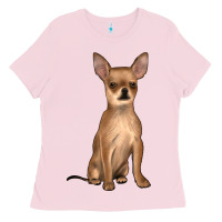 Bubblegum Pink chihuahua Ladies Tee - JahusDesignShop