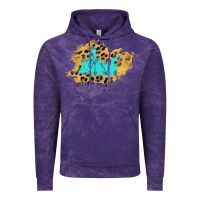 Cloud Purple glitter leopard turquoise patch Vintage Hoodie - AdoDesignShop