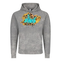 Cloud Rock glitter leopard turquoise patch Vintage Hoodie - AdoDesignShop