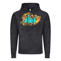 Vintage Black glitter leopard turquoise patch Vintage Hoodie - AdoDesignShop