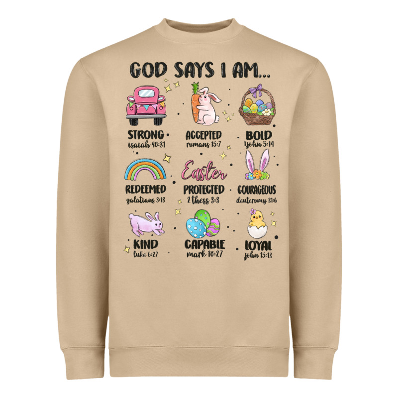 Christian Easter Heavyweight Sweatshirt by MaliasSmallBusiness | Teevron