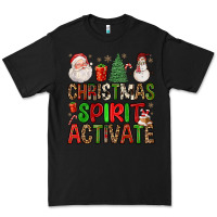 Black christmas spirit activate Premium Tee - FaDigitalArtStudio