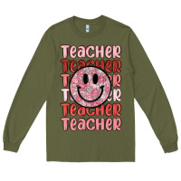Army Green teacher Long Sleeve Tee - MaliasSmallBusiness