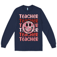 Navy teacher Long Sleeve Tee - MaliasSmallBusiness