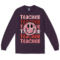 Plum teacher Long Sleeve Tee - MaliasSmallBusiness