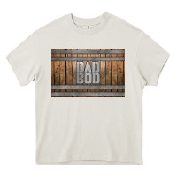 Cream dad bod whiskey barrel skinny metal can holder Heavy Core Tee - HRA Design Shop