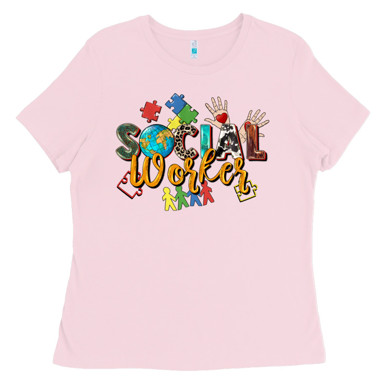 Social Worker Ladies Tee by Zillion Design Studio | Teevron