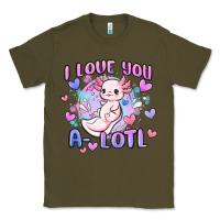 Army Green love you a lotl Classic Tee - MaliasSmallBusiness