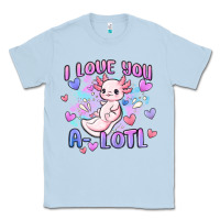 Dusty Blue love you a lotl Classic Tee - MaliasSmallBusiness