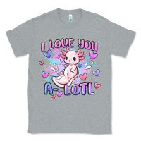 Heather Grey love you a lotl Classic Tee - MaliasSmallBusiness