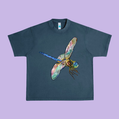 Dragon Fly Urban Heavy Tee Designed By Lillyallendesigns