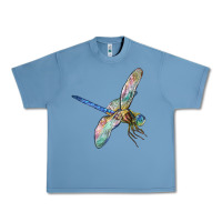 Pebble Blue Dragon Fly Urban Heavy Tee - LillyAllenDesigns