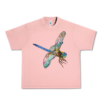 Salmon Dragon Fly Urban Heavy Tee - LillyAllenDesigns