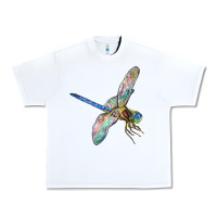 White Dragon Fly Urban Heavy Tee - LillyAllenDesigns
