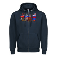 Navy labor day drink Zipper Hoodie - RacoonDesign