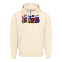 Sandshell labor day drink Zipper Hoodie - RacoonDesign