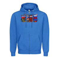 True Royal labor day drink Zipper Hoodie - RacoonDesign