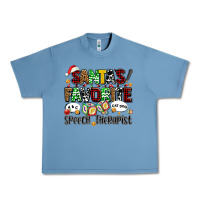 Pebble Blue santas favorite speech therapist Urban Heavy Tee - AdoDesignShop