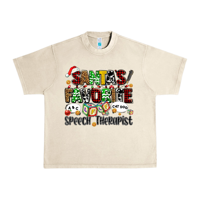 Santas Favorite Speech Therapist Urban Heavy Tee by AdoDesignShop | Teevron