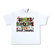 White santas favorite speech therapist Urban Heavy Tee - AdoDesignShop