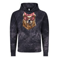 Cloud Black mama bear with glasses and bandana Vintage Hoodie - Artiststas