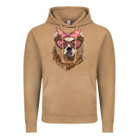 Vintage Camel mama bear with glasses and bandana Vintage Hoodie - Artiststas