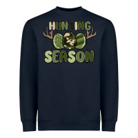 Navy hunting season Heavyweight Sweatshirt - MaliasSmallBusiness